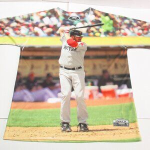 Original YOUKILIS Three 60 AL OVER Gear Baseball MLB Print Graphics  T-shirt Siz